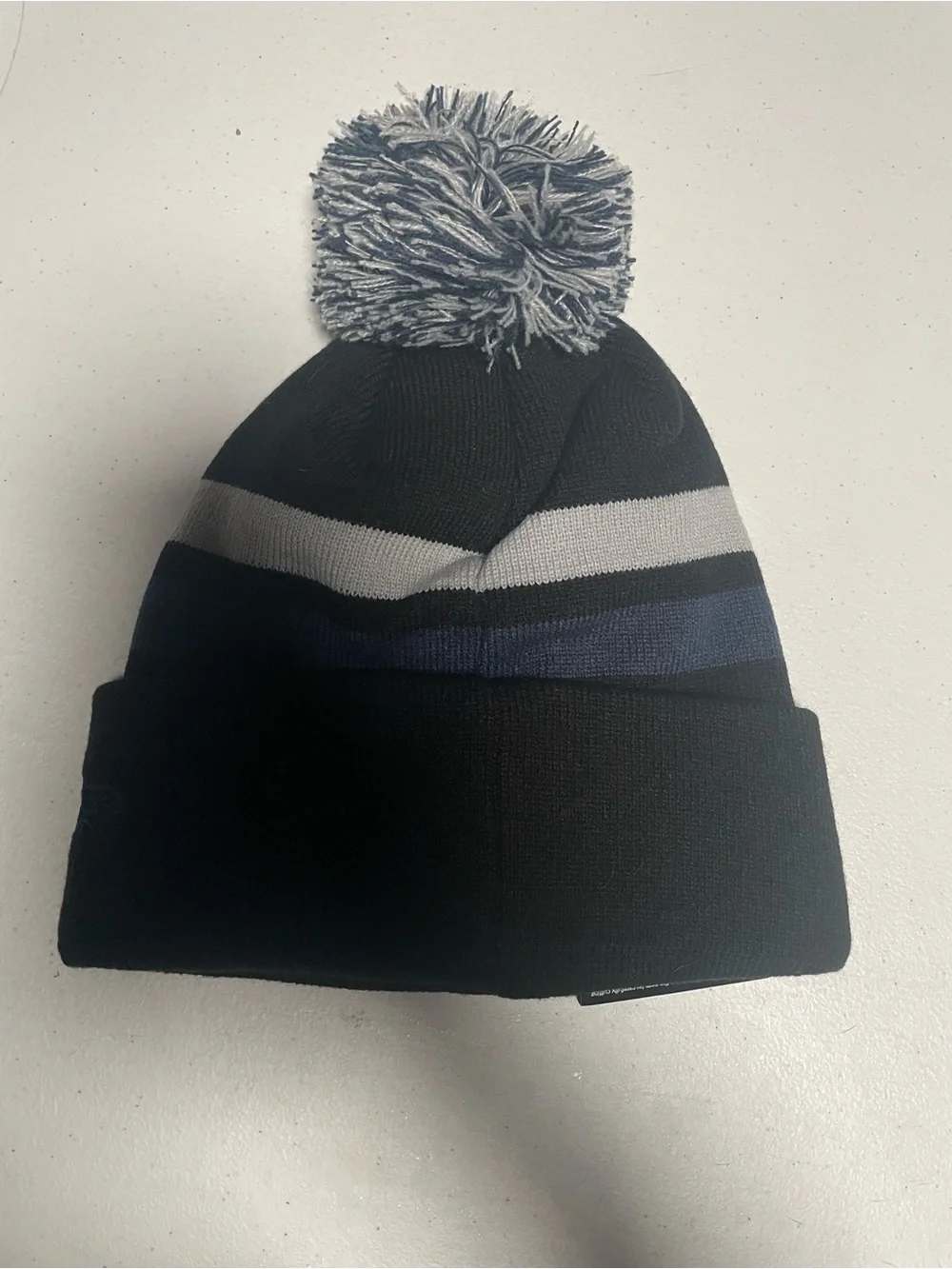 New Era Kids Dallas Cowboys Black Navy Gray Pom Pom Beanie